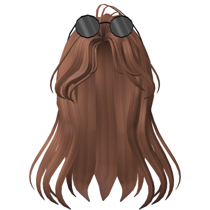 Ginger Long Layered Hair w Glasses Roblox item