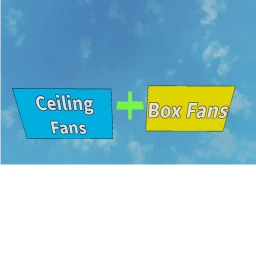 Ceiling fan+Box fan display icon