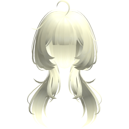 blonde cute jellyfish cut low pigatails