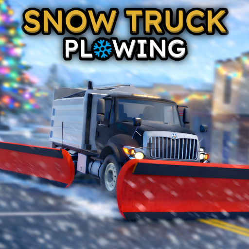 Snow Truck Plowing