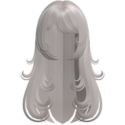 Adorable Ash Blonde Swirly Long Messy Hair Roblox item
