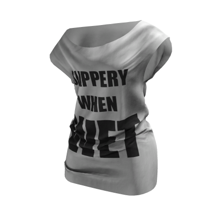Off-Shoulder Drape Dress (Wet)