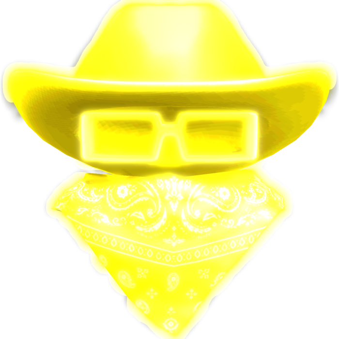 Glowing Yellow Cowboy 
