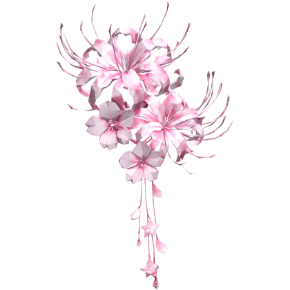 鮮やかな花 pink dangling spider lily sakura flowers Roblox item