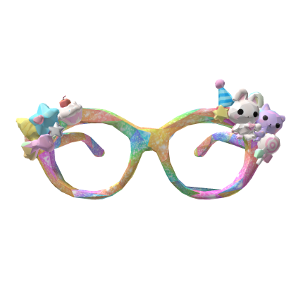 Kawaii Pastel Rainbow Harajuku Colorful Glasses