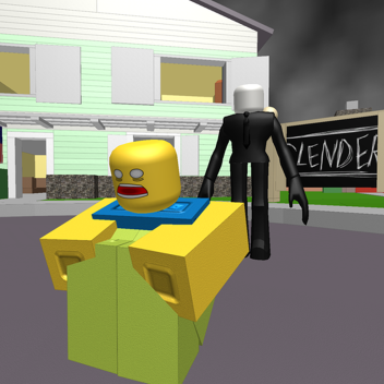 slender man in NUKETOWN READ DESCRIPTION