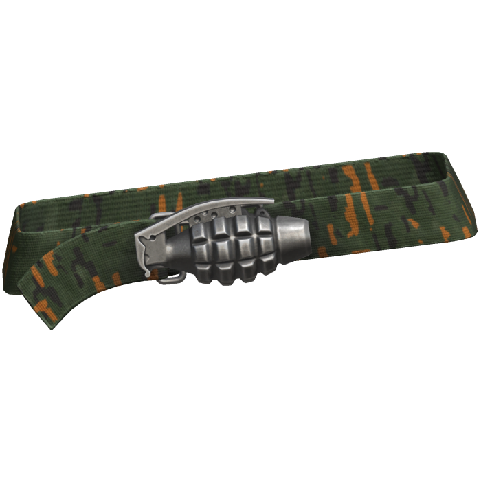 Y2k Grunge Grenade Belt Camo 3.0