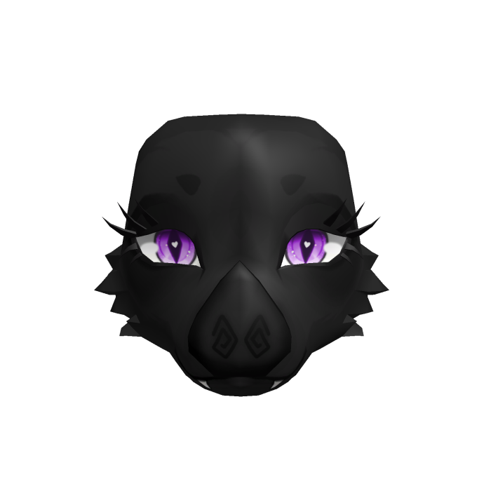 Bat Furry Head [Animated Eyes]