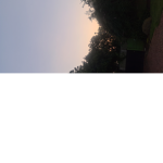 Sunset calmly
