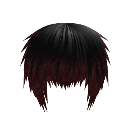 Black nd Red Emo Hair Roblox item