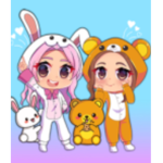 maya and Clara gaming!