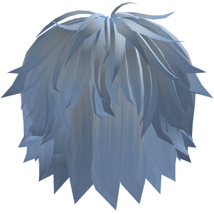 Light Blue Spiky Messy Fringe Hair Roblox item