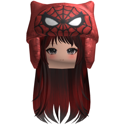 Spider-Man Ushanka With Red Hair And Face V2 Roblox item