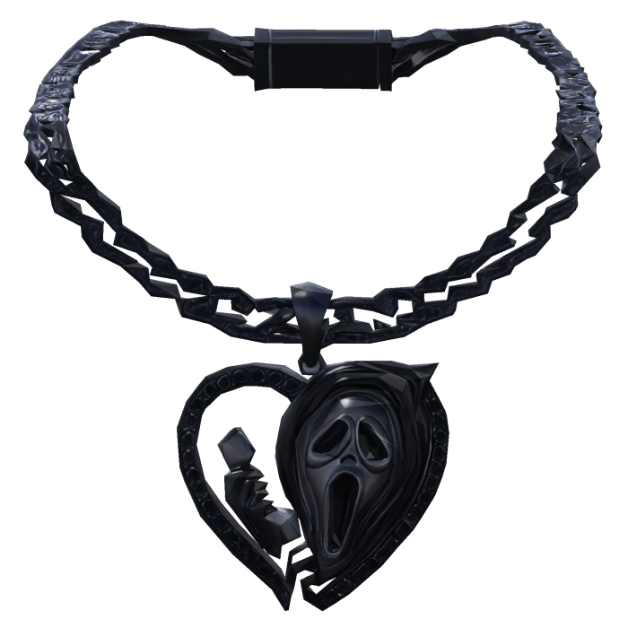 Iced Out y2k halloween ghostface chain 3.0