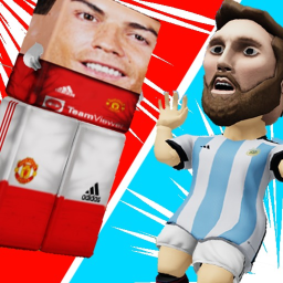 Messi vs Ronaldo (Ride into cart game)