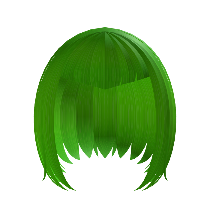 Neon green gothic vampire cute short bob