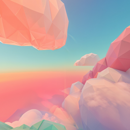 Low Poly Dream Sky