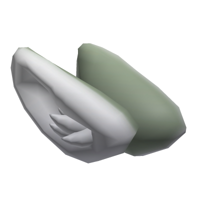 shark tail with bag shark ear (green)