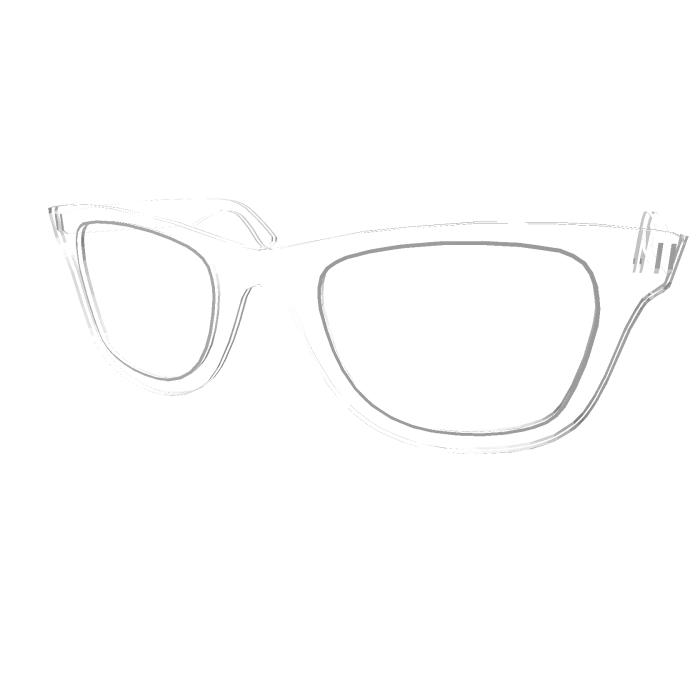 Transparent Frame Glasses