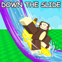 Raft Ride Down the Jungle Slide