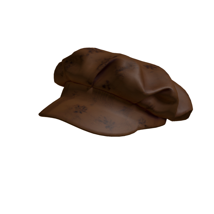 ❀(っ`•ᴥ•´)っ brown vintage flowery hat ❀🗝