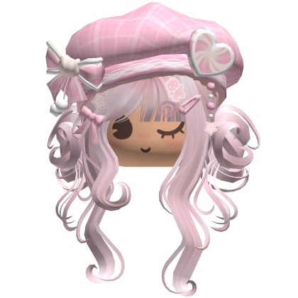 ♡ Christmas Swirly Wispy Buns (Pink)