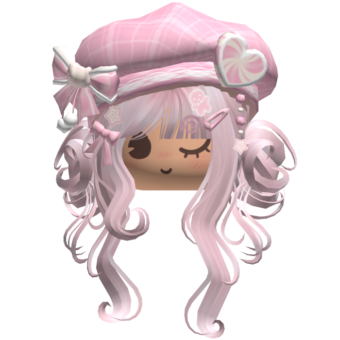 ♡ Christmas Swirly Wispy Buns (Pink)