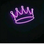 Neon Purple Queen Club