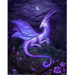 Purple Fire Dragons by bella