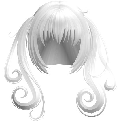 deviluke swirly white anime pigtails Roblox item