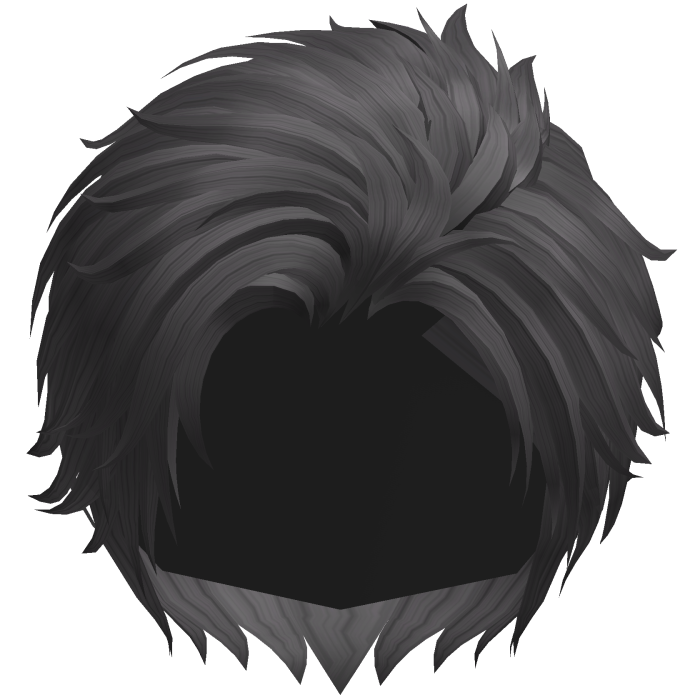 Gray Side Comb Over Anime Boy Hair