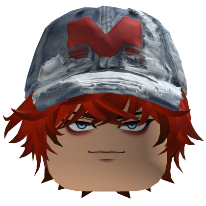 Rizz Messy Hair Red Jeans Cap Roblox item