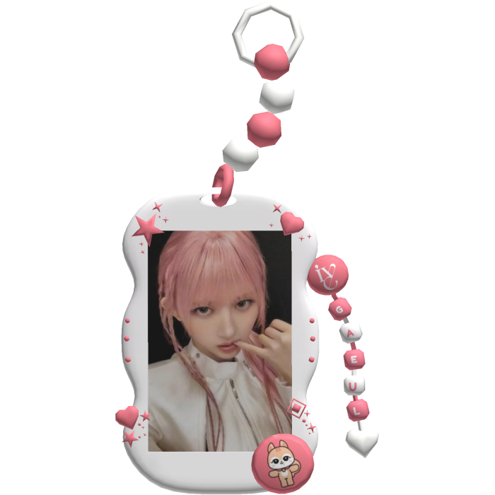 IVE Gaeul Photocard Kpop Keychain