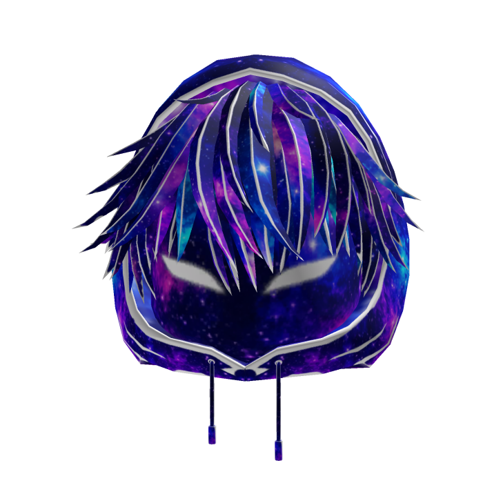 Galaxy Messy Anime Hood Demon