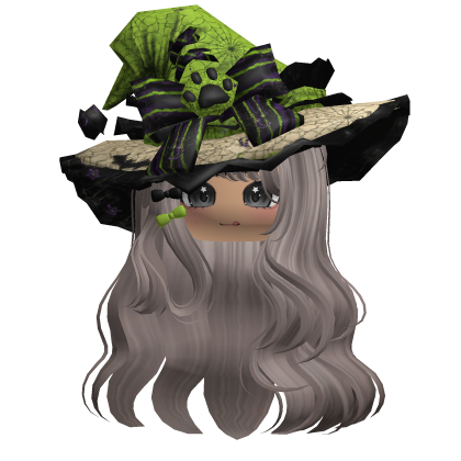 Ash Kawaii Witch Halloween Hair
