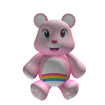 Peluche de osito cariñosito rosa