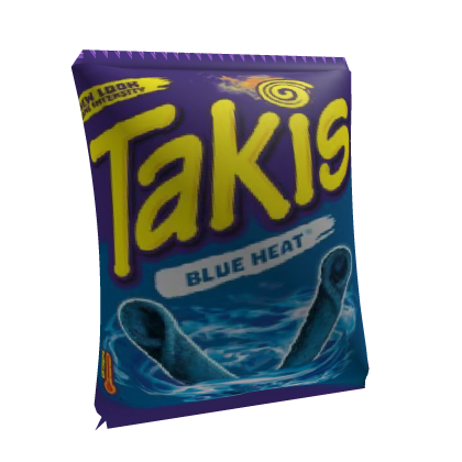 Mouth - Eating Takis Blue Heat Roblox item