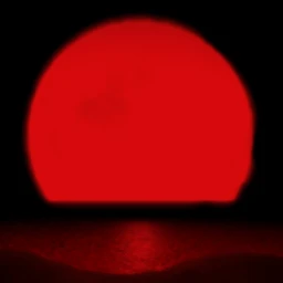 Moon is red. icon