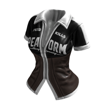 Y2K Sporty Streetracer Jacket (Brown Black)