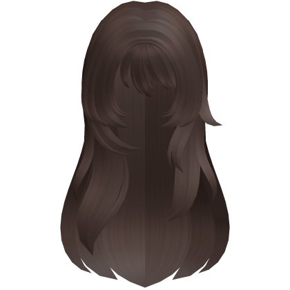 brown long wispy moe anme hair