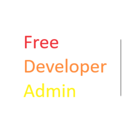 Free Developer Admin