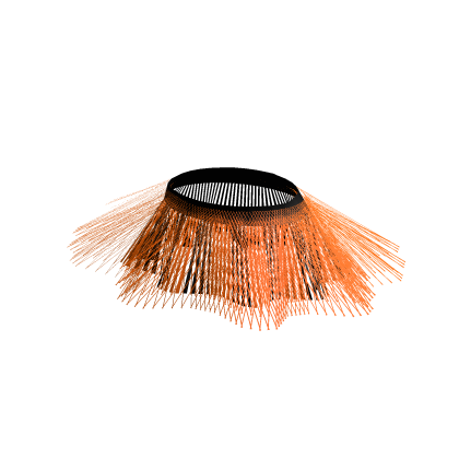 ✅Halloween✅ Orange tutu skirt thumbnail