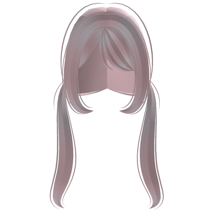 ♡ pigtails kawaii fofas em rosa pastel  Roblox item