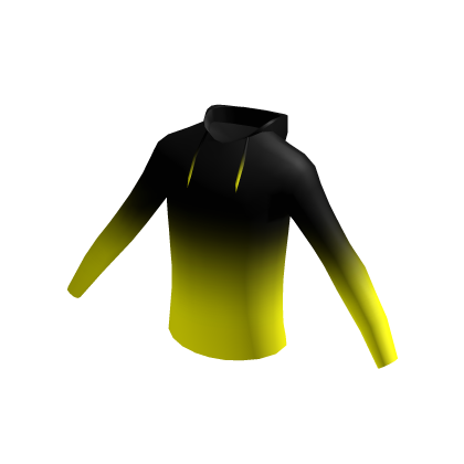 Sweatshirt Fade Black Yellow Hoodie Halloween thumbnail