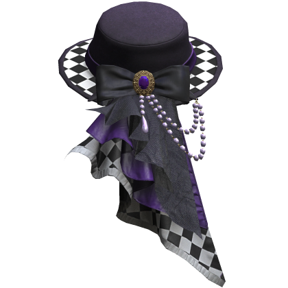 Purple Regal Steampunk Side Top Hat