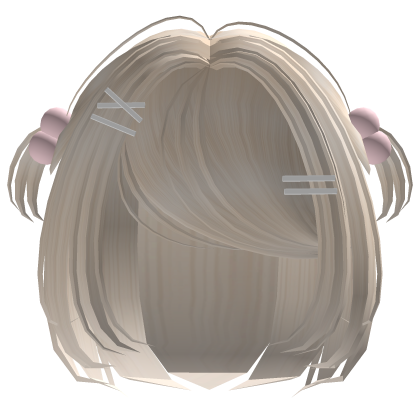 ♡ ⋮ Cutecore Baby Twintail Bob In Platinum Roblox item