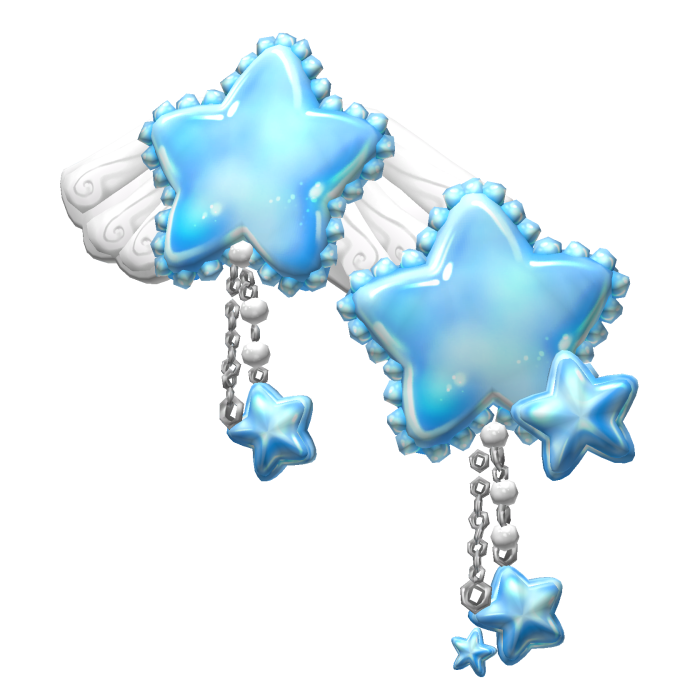 Wishfall Winged Star Clips 