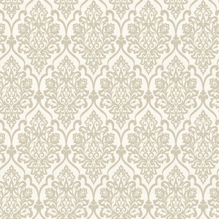 Damask Wallpaper [White/Tan] Roblox decal