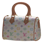 Luxury Designer Duffel Bag (White Classic Print)