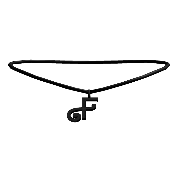 ꒰3.0꒱ BB initial necklace: F